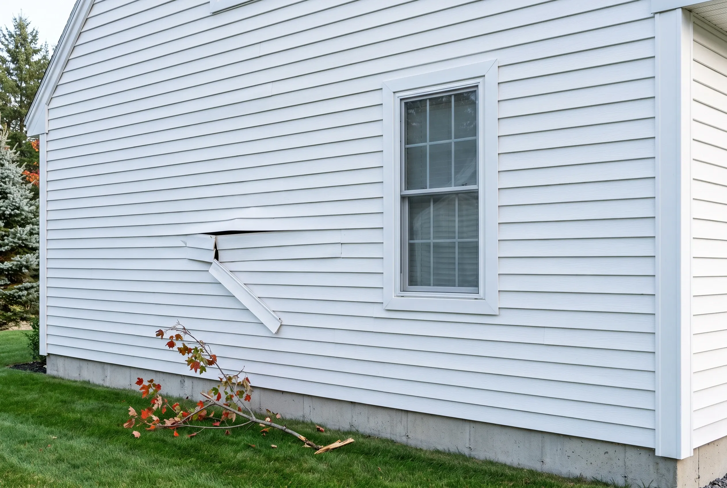 Damaged Siding Replacement